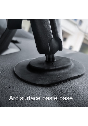 Sones Kd04 Araç Gösterge Paneli Yüzeyi Sabit Macun Tabanı Ram İle Uyumlu Cep Telefonu Tutacağı Siyah