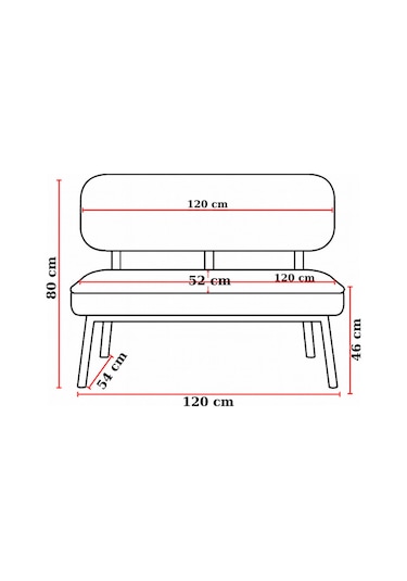 Luna Modern Deri Koltuk Takımı Bekleme Koltuğu Ofis Koltuk Takımı Kırmızı Kırmızı