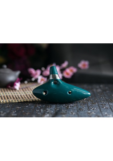 Hermann Mayer Hmo12Gr Pro Seramik Alto Ocarina - Yeşil