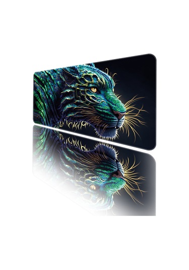 Helixsun Mouse Pad Büyük Boy Gaming Oyuncu XXL 90 x 40 CM Leopard