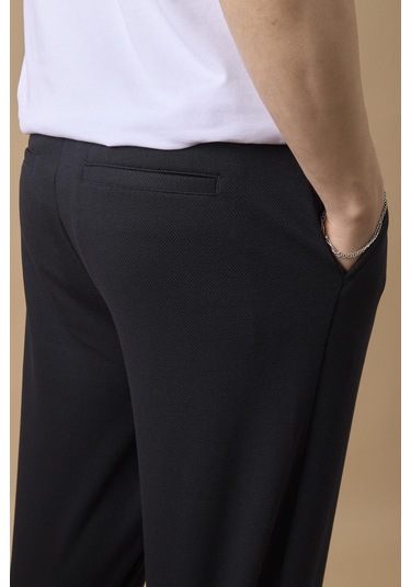 Braccas Erkek Regular Fit Orta Bel Düz Paça Lacivert Pantolon Lacivert
