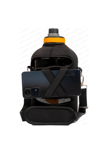 Valletta Winta Bpa Içermez Motivasyonel Su Matarası 2.5 Litre Siyah Su Matarası Suluk