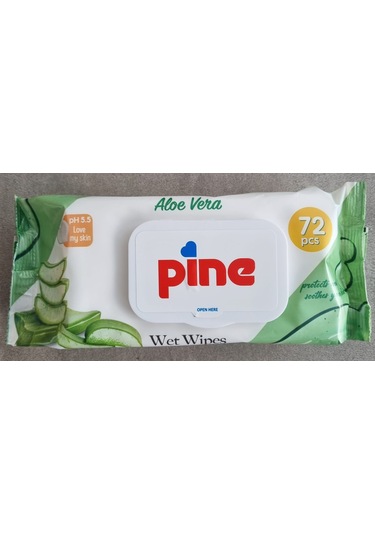 Pine Islak Mendil 10 Adet 720 Yaprak Süper Kalite 10'lu Set