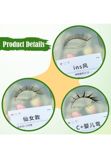 Suntek 14x Kirpik Etkisi Kartları Kullanımı Kolay Aksesuarlar Beyaz