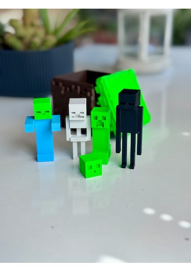 Minecraft Çim Bloğu Karakter Kutusu