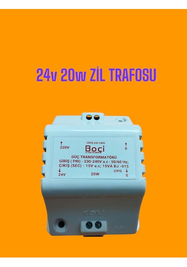 24 V 20 W Zil Transformatörü