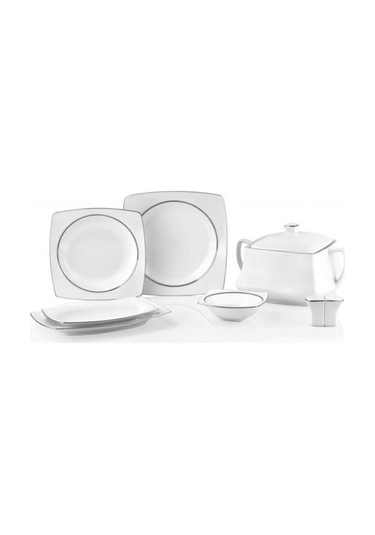 Taç Classy Platin 60 Parça Porselen Yemek Takımı Tac-2229