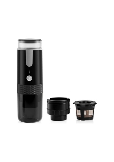 Yeni Kahve Makinesi Elektrikli Kapsül Öğütülmüş Kahve Bira Makinesi Taşınabilir Black Siyah