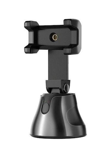 360 Hareket Algılayıcı Sensörlü Akıllı Çekim Selfie Video Takip Tripodu Lisinya Siyah