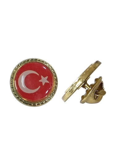 Hayalsepeti Türk Bayrağı Ve Ayyıldız Yaka Rozeti 2'li Set