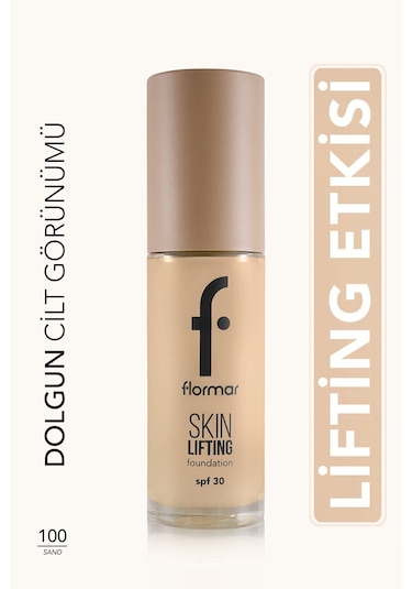 Flormar Skin Lifting SPF'li Anti-Aging Fondöten 100 Sand