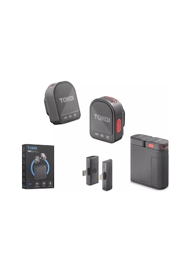 Hadron H01 Lightning Ve Type-c Kablosuz Çiftli Yaka Mikrofon Seti
