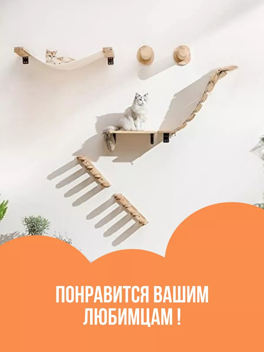 Go Cats Duvara Montajlı Kedi Yatağı Rafı 183179082