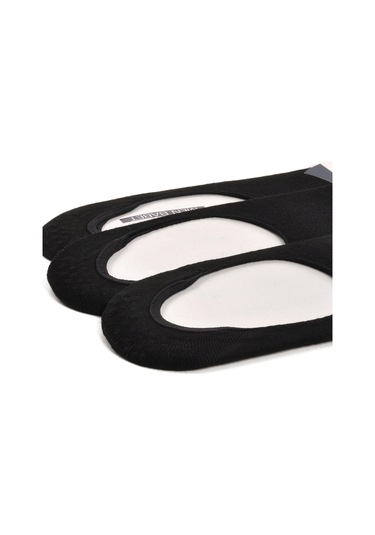 Siyah Unisex Çorap 24k005 3'lü Babet Çorap Siyah