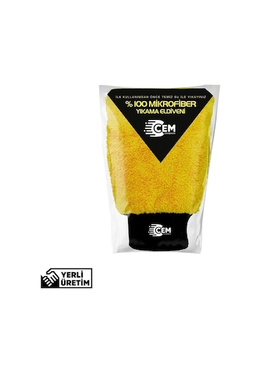 Cem Car Care Mikrofiber Yıkama ve Pasta Eldiveni