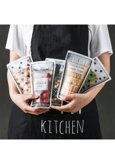 Neevoyu 4 Adet Rehberli Depolama Çantası - Pe Malzeme, Leakproof & Nem Engellici, Ev/seyahat/outdoor Kullanımı İçin Meyve-atıştırmalık Muhafaza Diğer