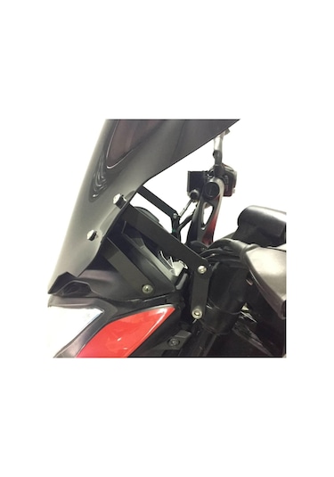 GP Kompozit Bajaj Pulsar NS 200 2011-2024 Uyumlu Ön Tur Camı Füme 40 cm