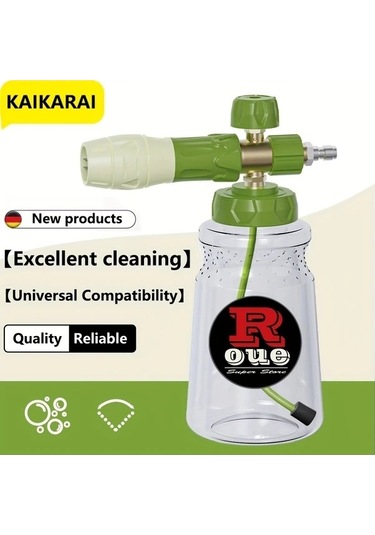 Pazly Kaikarai 1 Adet Yesil Basınclı Kopuk Sisesi Nilfisk Karcher K2 K7 Uygun 1/4 Fis