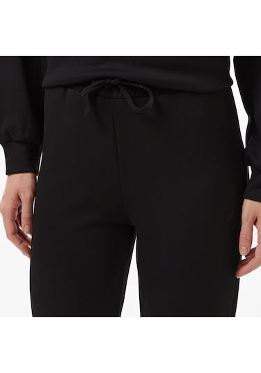 Nautica Kadın Siyah Regular Fit Eşofman Altı Düz 57k710t Siyah