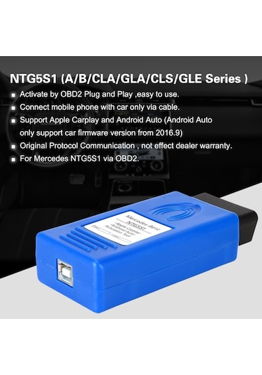 Sones Mercedes-benz Ntg5 S1 İçin Araç Obd Aktivasyon Aracı