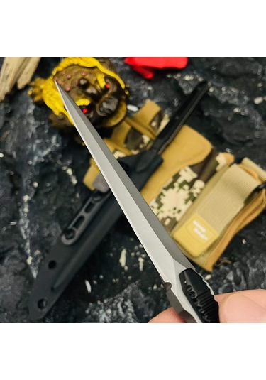 Mufunye Dış Mekan Taktik Gürzü - Çok Amaçlı Kahve Bıçağı, Kaymaz Tutamalı Kafa, Kendine Koruma Ve Kamp İçin Dayanıklı Tasarım