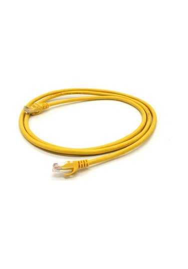 Vcom Np611B-Y-2.0 Cat6 2.0Mt Sarı Utp Patch Kablo