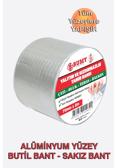 Yalıtım Ve Sızdırmazlık Tamir Bandı 72mm X 2mt