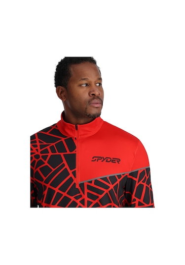 Spyder Spyder Vital 12 Zip Erkek Kırmızı İçlik Üst 22417