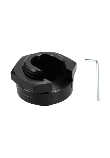 Motor Bağlantı Kablosu Fırewall Grommet Delik, Aluminyum Alaşım, Siyah, 7.5x7.5x4.5cm, 61g, Anahtar İle