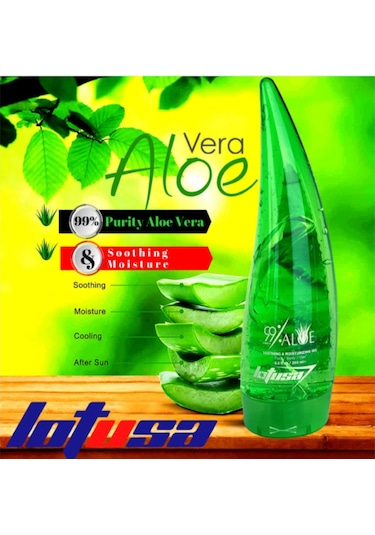 Lotusa %99 Saf Aloe Vera Yatıştırıcı & Nemlendirici Jel 250 ML