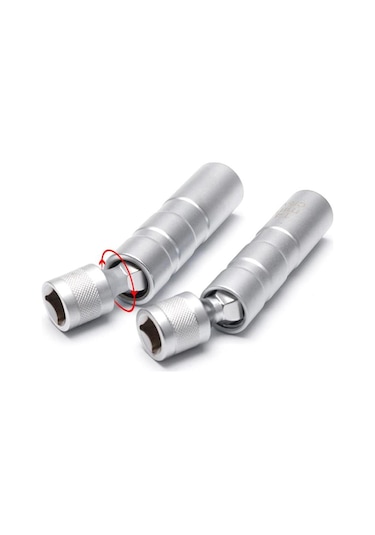 6380 Mıknatıslı Oniki Köşe Mafsallı 3/8" Buji Lokması 16 Mm