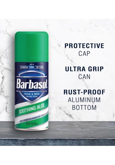 Barbasol Yatıştırıcı Aloe Tıraş Köpüğü 198 G