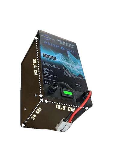Prismacell 72 V Volt 50ah 50 Amper Lityum Nmc Akü Elektrikli Araba Yuki Amy Motor Bataryası Tak Kullan