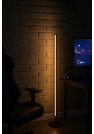 Metal Oturma Odası Salon Yatak Odası Mutfak Ambiyans Aydınlatma Lambader Siyah