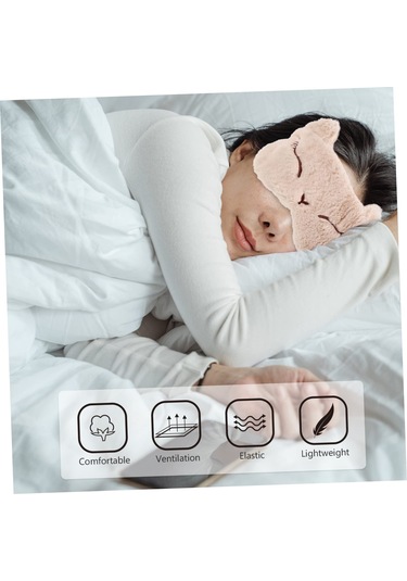 Lichen 1 Set Isıtma Maskesi Sıcaklık Kontrolü Göz Bandı Göz Gri