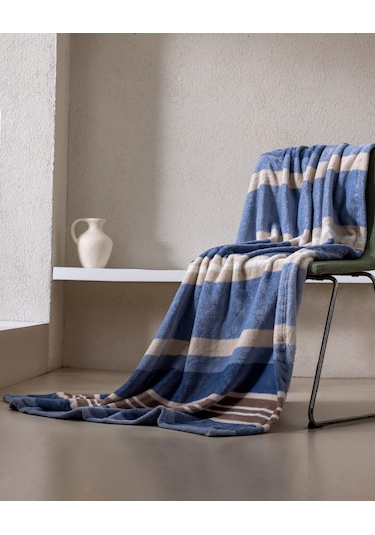 Mozel Welsoft Baskılı Tv Battaniye - Mavi/bej 8684427292327 Çok Renkli