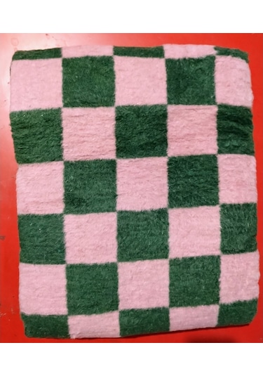 Bekir Barış Tek Kişilik, Ekose Desenli, Peluş Genç Battaniyesi