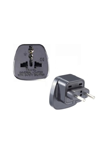 Evrensel Ce Amerika Avrupa Kr Au Ab Abd İngıltere Abd Fiş Adaptörü Güney Afrika Type D White ' Beyaz