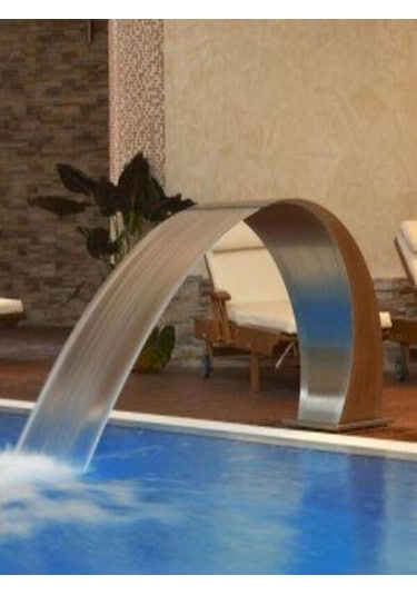 DEV PASLANMAZ 400x1000 mm Lüks Model Havuz Şelale AISI 304 Kalite