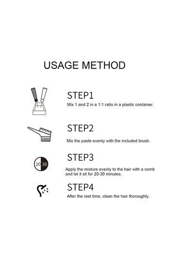 Vkemall 60ml Saç Boyası - Evde Kolay Uygulama - Üzüm Moru Renk - Cilt Dostu Formül