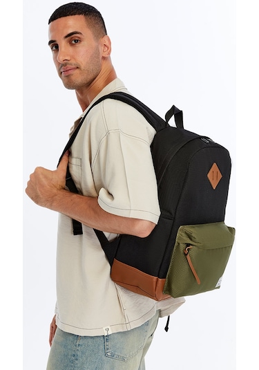 Free Camp Freecamp Daypack Limited Sırt Çantası-siyah-haki Siyah - Yeşil