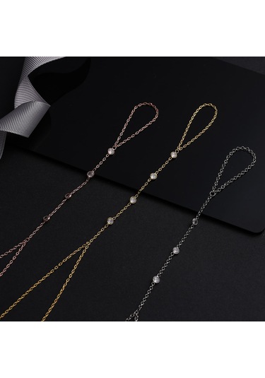 925 Ayar Gümüş El Üstü Zirkon Taşlı Şahmeran Altın