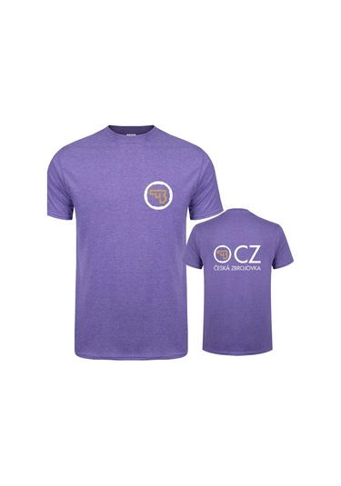 Snapbuy Cz Ceska Zbrojovka Erkek Yazlık Kısa Kollu Pamuk T-shirt 4xl 5xl Lh-153lavanta Lavanta