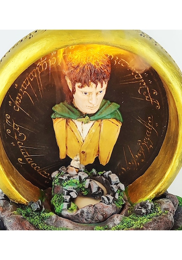 Güç Yüzüğü Frodo Geri Akış Tütsülük Ve Işıklı Mumluk