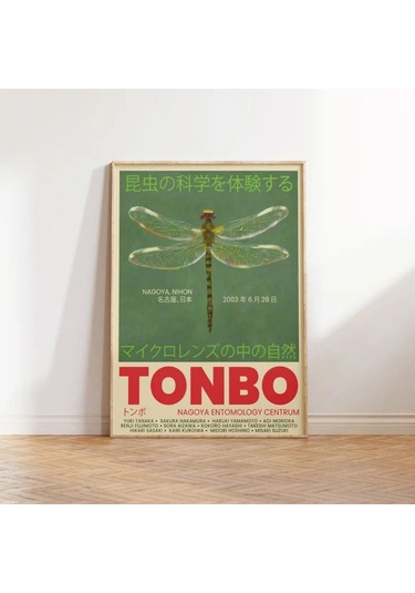 Tonbo Yusufçuk Dragonfly Delight Classy Şans Poster Çerçevesiz