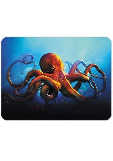 İlyuka 40x30cm Gaming Oyuncu Mousepad Octopus Mp224030