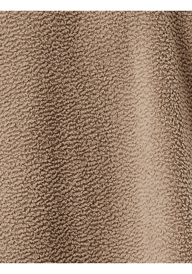 Koton Uzun Kollu Oversize Kapüşonlu Peluş Sabahlık Vizon 5wlk70020mk Vizon