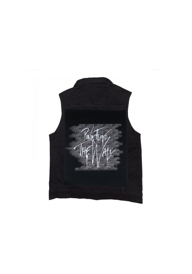 Pink Floyd The Wall Siyah Kot Yelek Siyah