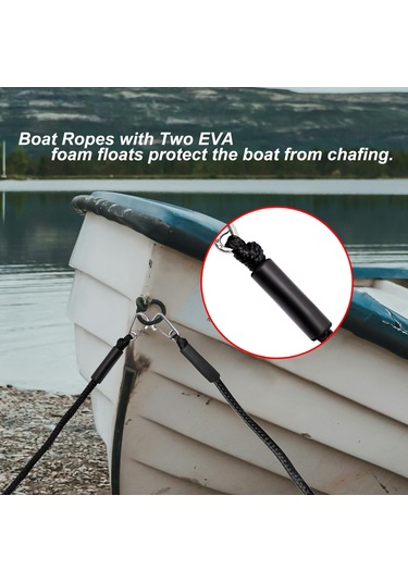Esnek Tekne Bağlama Halatları - 2 Adet 60 Cm Kancalı Elastik Kayış 816 Kg Kopma Dayanımı , Atv, Tekne Ve Pikap İçin Karabinalı Bağlama Kayışı Seti
