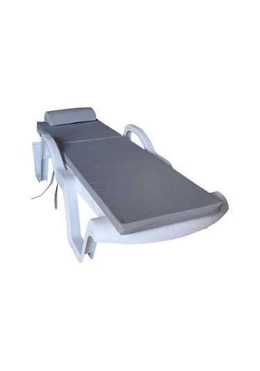 Mirzademarket Şezlong Minderi Lüks Su Geçirmez Kumaş Fermuarlı-A.Gri